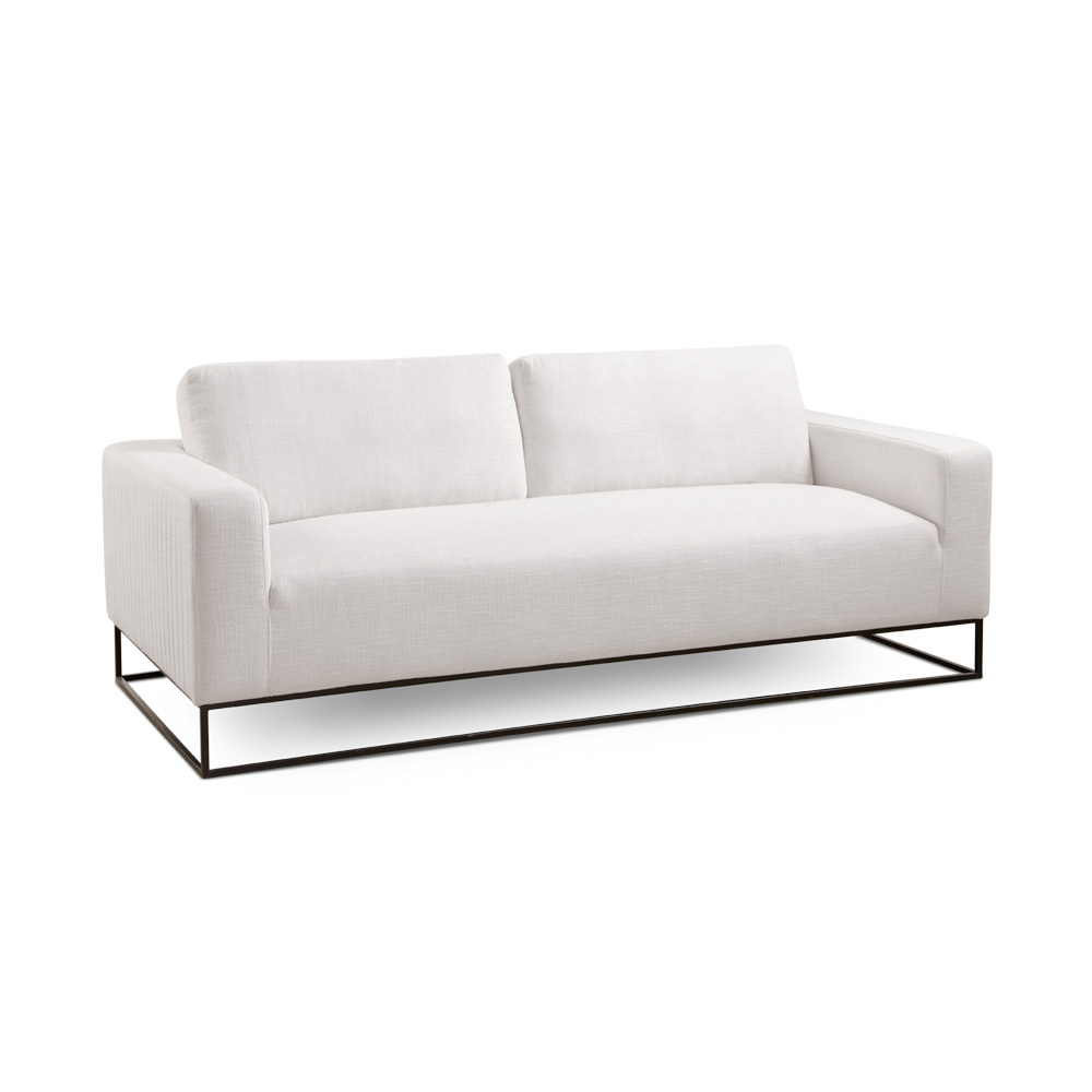 Franklin Sofa: Grey Linen